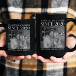 Annoying Each Other ... And Still Going Strong - Vintage Version - Personalized Photo Mug