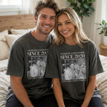 Annoying Each Other ... And Still Going Strong - Vintage Version - Personalized Photo Couple Matching Comfort Tee
