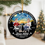 Annoying Each Other Couple Christmas Ornament - Personalized Ceramic Ornament