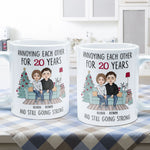 Annoying Each Other For Many Years - Personalized Mug - Birthday, Anniversary Gift For Couple, Husband, Wife, Lover - Christmas Vibes