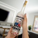 Annoying Each Other For Years And Still Going Strong - Personalized Bottle Lamp