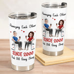 Annoying Each Other Since And Still Going Strong Couple Cup - Personalized Tumbler Cup