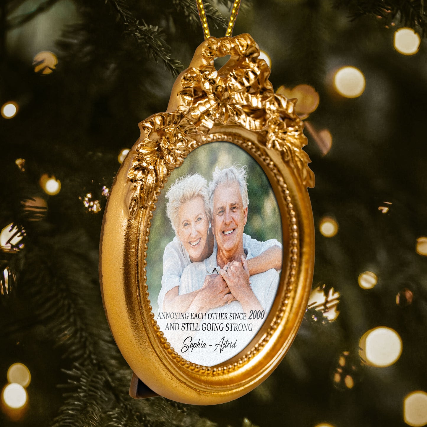 Annoying Each Other Since And Still Going Strong - Personalized Vintage Picture Frame