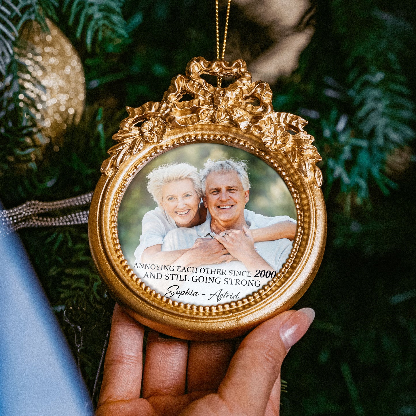Annoying Each Other Since And Still Going Strong - Personalized Vintage Picture Frame