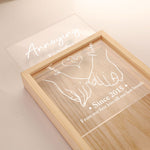 Annoying Each Other Since From Our First Kiss Till Our Last Breath - Personalized Frame Light Box