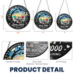 Annoying Each Other Since - Personalized Stained Glass Window Hanging Suncatcher