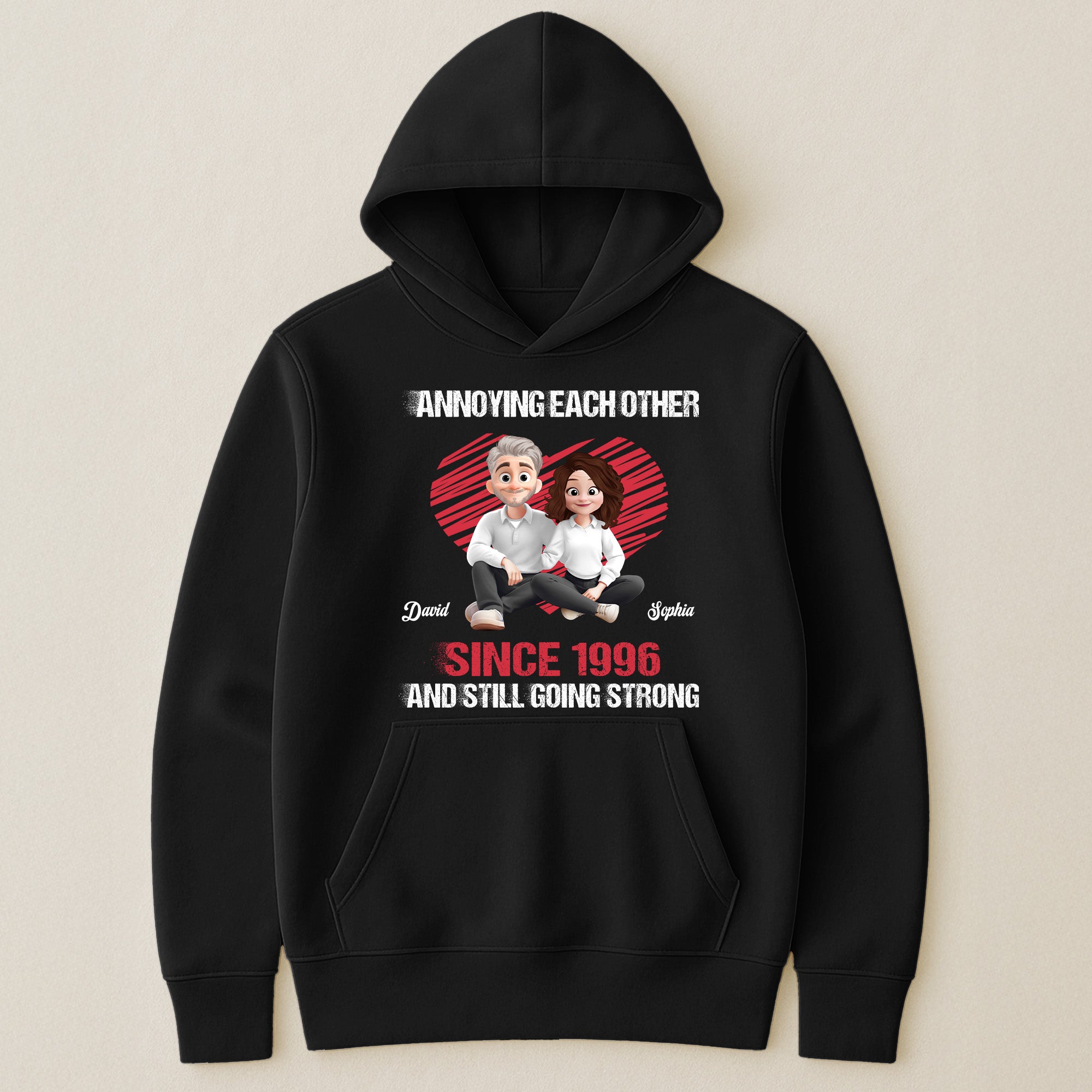 Annoying Each Other Since & Still Going Strong New Version - Personalized Couple Matching Shirts