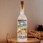 Annoying Each Other Since & Still Going Strong - Personalized Bottle Lamp