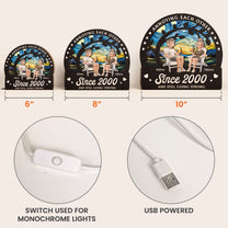 Annoying Each Other Since & Still Going Strong - Personalized Lantern Night Light