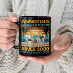 Annoying Each Other Since & Still Going Strong Vintage Couple Mug - Personalized Mug
