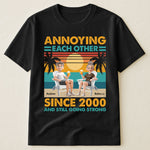 Annoying Each Other Since & Still Going Strong Vintage Couple Shirt - Personalized Shirt