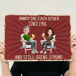 Annoying Each Other Vintage Retro Style New Version - Personalized Metal Sign