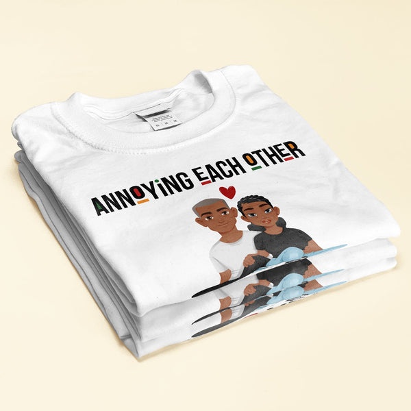 Personalized Couple Hoodie - Valentine's Day Gift Idea for Couple - Annoying Each Other & Still Going Strong