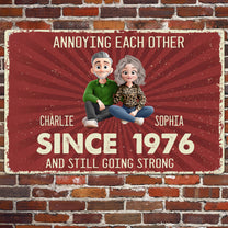 Annoying-Each-Other-Since-&-Still-Going-Strong-Cartoon-Couple-Anniversary-Gifts-For-Him-Her-Personalized-Metal-Sign-4