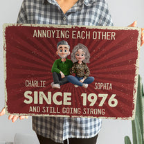 Annoying-Each-Other-Since-&-Still-Going-Strong-Cartoon-Couple-Anniversary-Gifts-For-Him-Her-Personalized-Metal-Sign-5