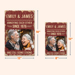 Annoying-Each-Other-Since-&-Still-Going-Strong-Custom-Photo-Retro-Sign-Personalized-Metal-Sign-4