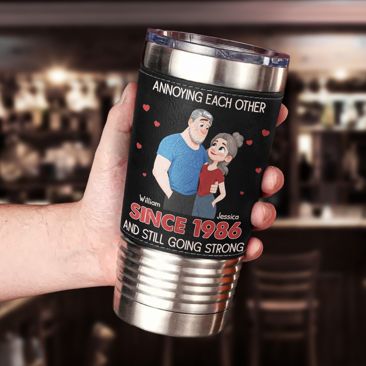 Annoying-Each-Other-Since-&-Still-Going-Strong-New-Version-Personalized-20oz-Tumbler-4