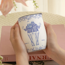 Another Year Of Bonding Over Alcohol - Personalized Wine Tumbler