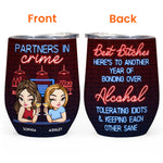 Another Year Of Bonding Over Alcohol - Personalized Wine Tumbler
