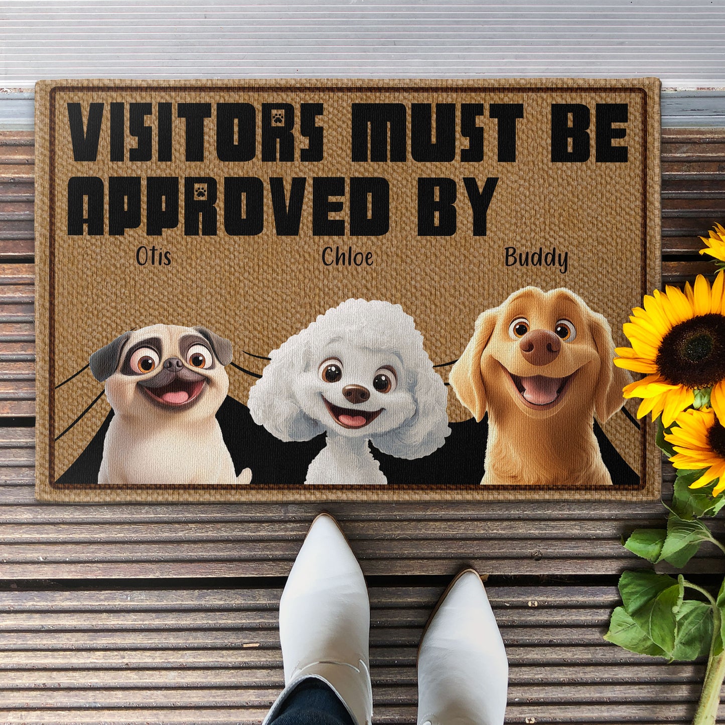 Approved By Dogs - Personalized Doormat