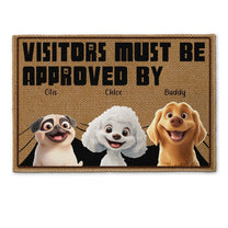 Approved By Dogs - Personalized Doormat