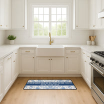 As For Me And My House We Will Serve The Lord - Personalized Runner Rug