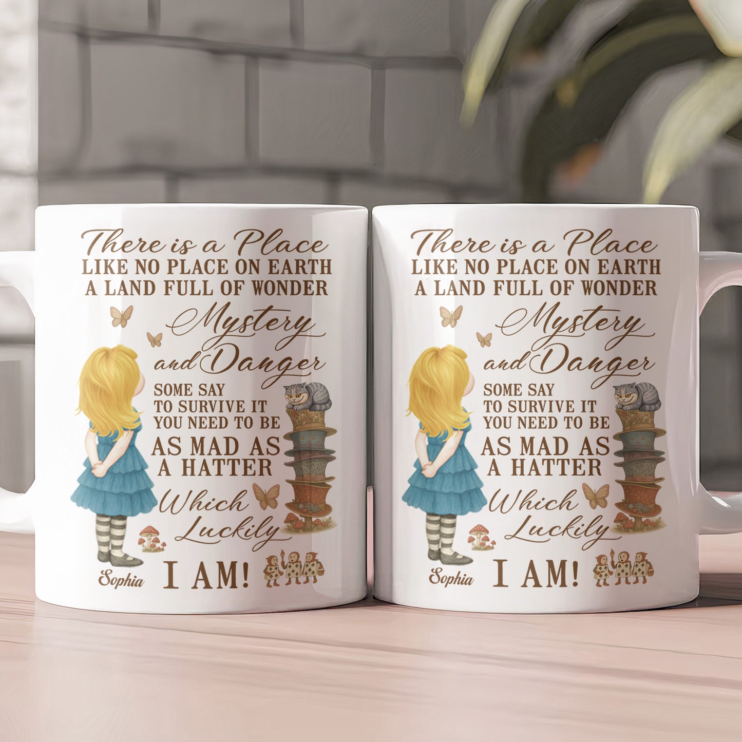 As Mad As A Hatter Wonderland Dream - Personalized Mug