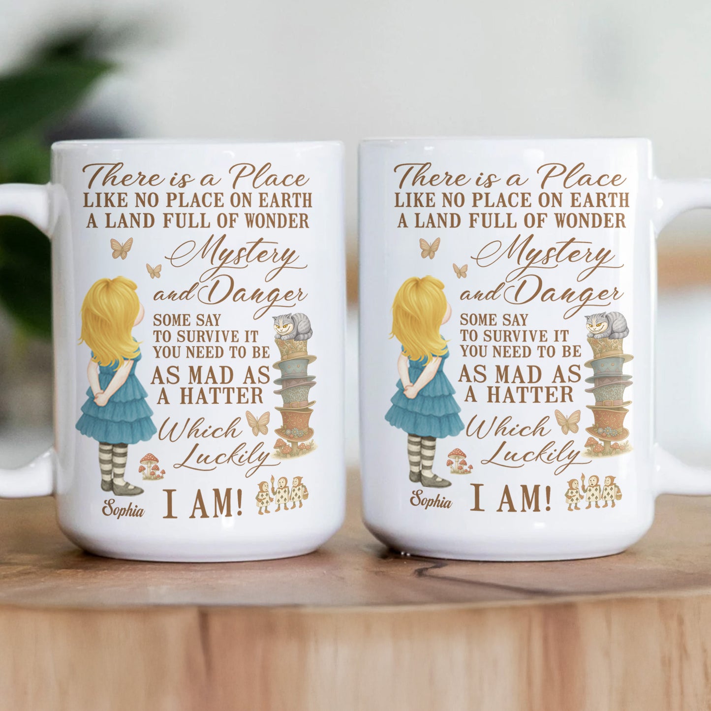 As Mad As A Hatter Wonderland Dream - Personalized Mug