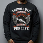 Asshole Dad And Smartass Daughter - Personalized Shirt