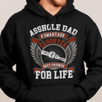 Asshole Dad And Smartass Daughter - Personalized Shirt