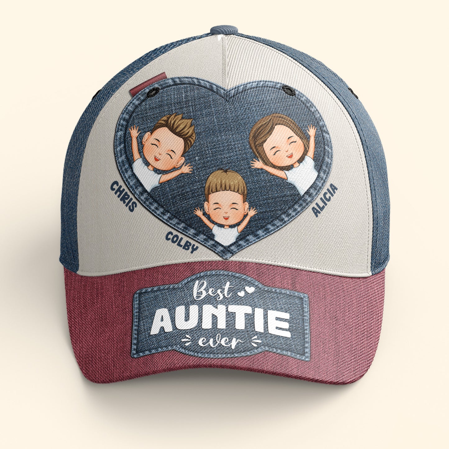 Auntie Cap Gift For Auntie - Personalized Classic Cap