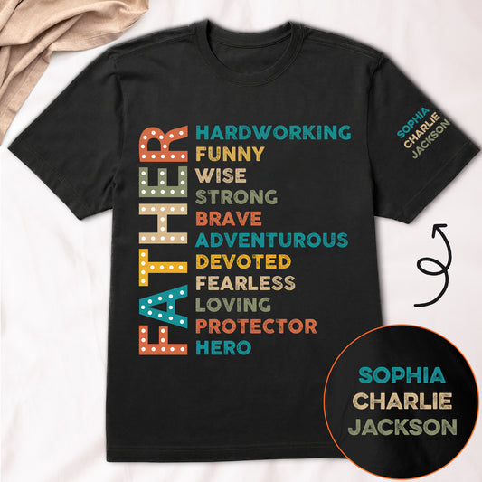 Awesome Father - Personalized Shirt