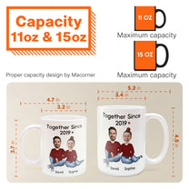 Babe Together Since - Personalized Mug