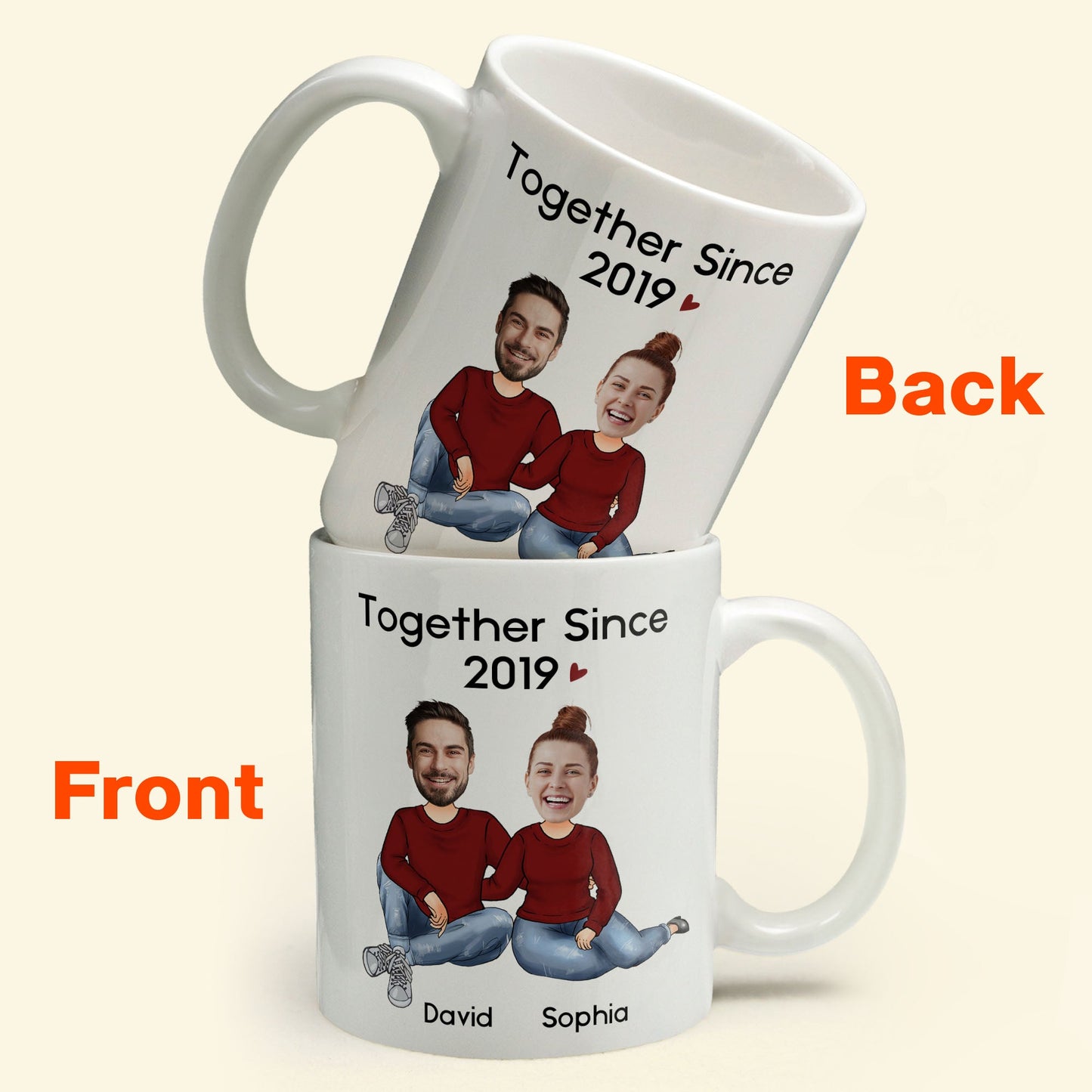 Babe Together Since - Personalized Mug