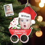 Baby First's Christmas 2026 - Personalized Acrylic Photo Ornament