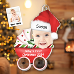 Baby First's Christmas 2026 - Personalized Acrylic Photo Ornament