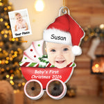 Baby First's Christmas 2026 - Personalized Acrylic Photo Ornament