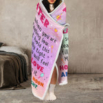 Baby Princess I Hugged This Soft Blanket - Personalized Wearable Blanket Hoodie
