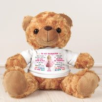 Baby Princess Never Forget How Much I Love You - Teddy Bear With Personalized Shirt