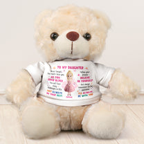 Baby Princess Never Forget How Much I Love You - Teddy Bear With Personalized Shirt