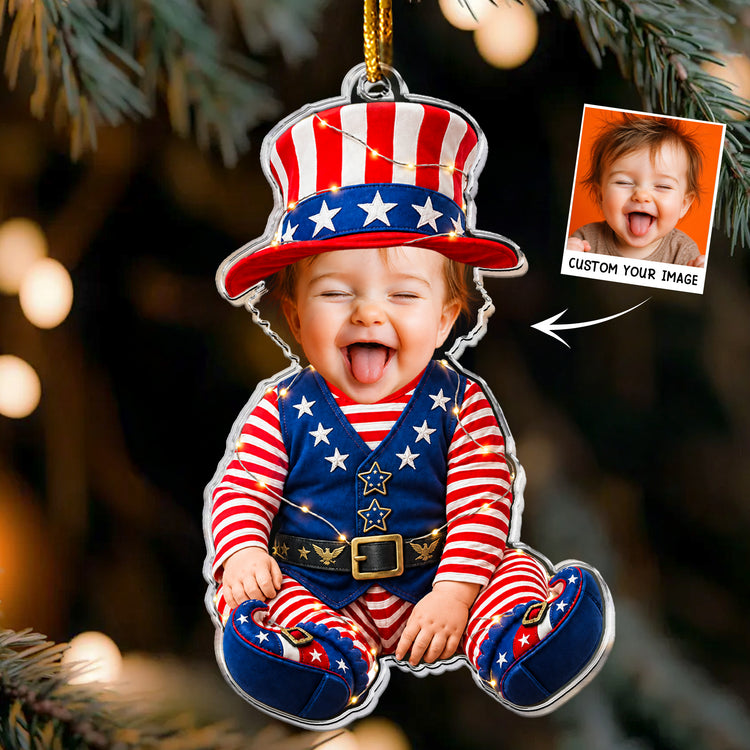 Baby-First-Christmas-250Th-Anniversary-Custom-Photo-Personalized-Ornament-2