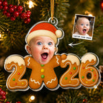 Baby-First-Christmas-Gingerbread-Cookie-Custom-Photo-Personalized-Ornament-1