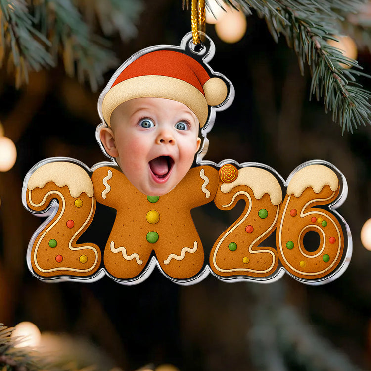 Baby-First-Christmas-Gingerbread-Cookie-Custom-Photo-Personalized-Ornament-3