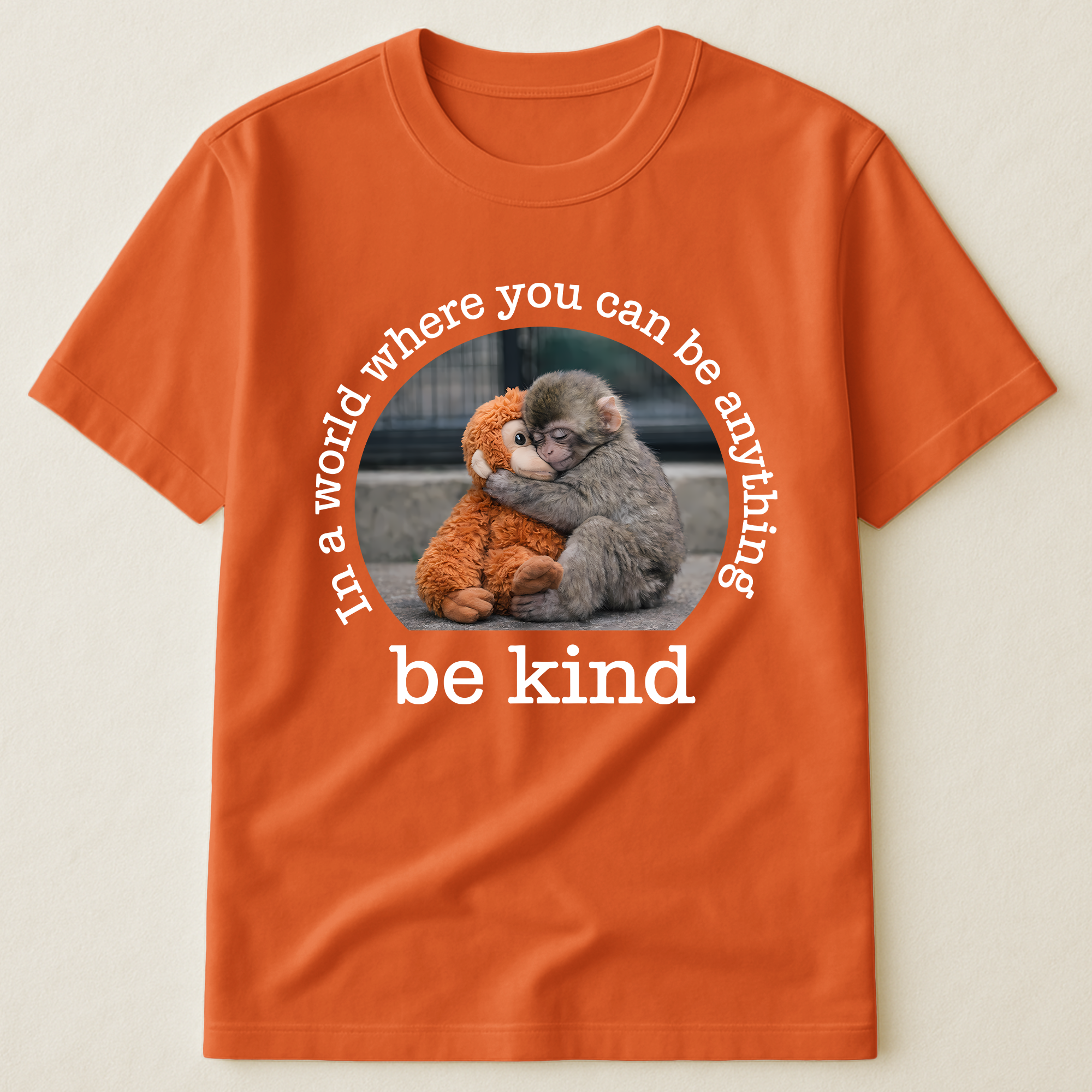 Baby-Punch-Monkey-Be-Kind,-Punch-The-Abandoned-Baby-Monkey-Gift-For-Animal-Lover-Shirt-1