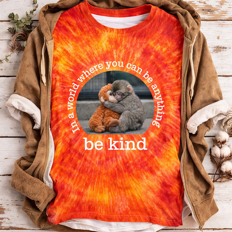 Baby_Punch_Monkey_Be_Kind_Punch_The_Abandoned_Baby_Monkey_Gift_For_Animal_Lover_Shirt_2