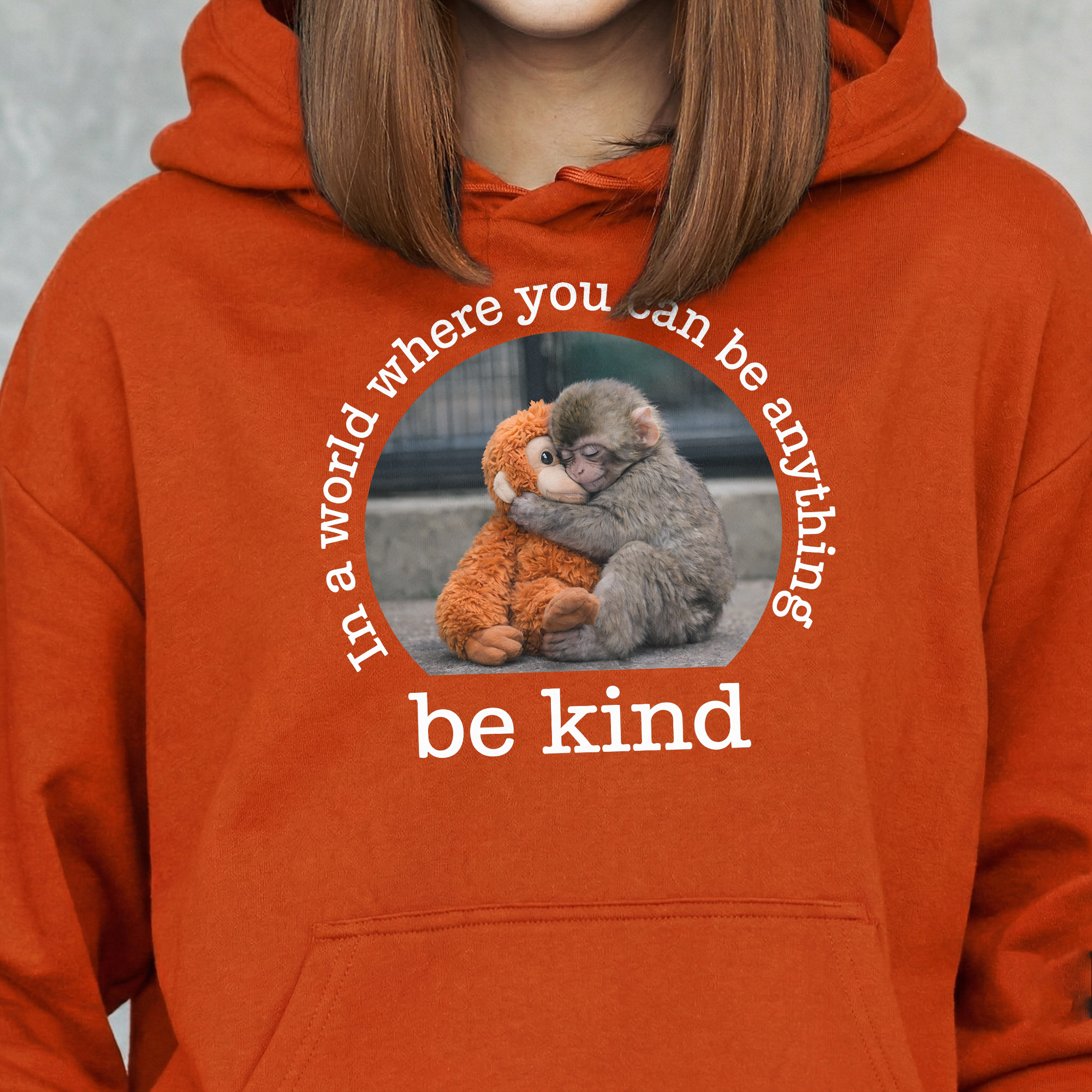 Baby-Punch-Monkey-Be-Kind,-Punch-The-Abandoned-Baby-Monkey-Gift-For-Animal-Lover-Shirt-6