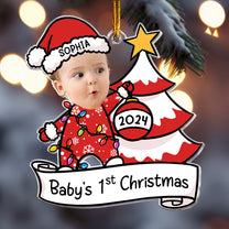 Baby's First Christmas - Personalized Acrylic Photo Ornament