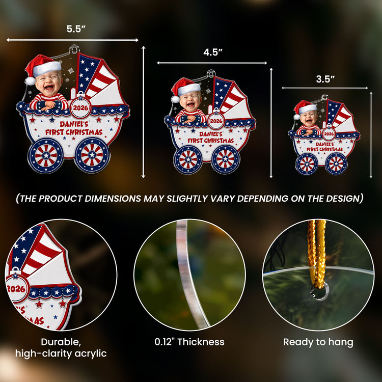 Baby'S-First-Christmas-250Th-Anniversary-Usa-Personalized-Ornament