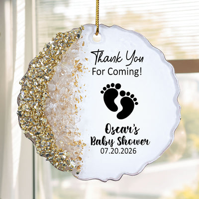 Baby Shower Favors - Personalized Resin Ornament