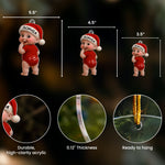 Baby’s First Christmas Funny Baby Sh!Tter Full - Personalized Acrylic Ornament
